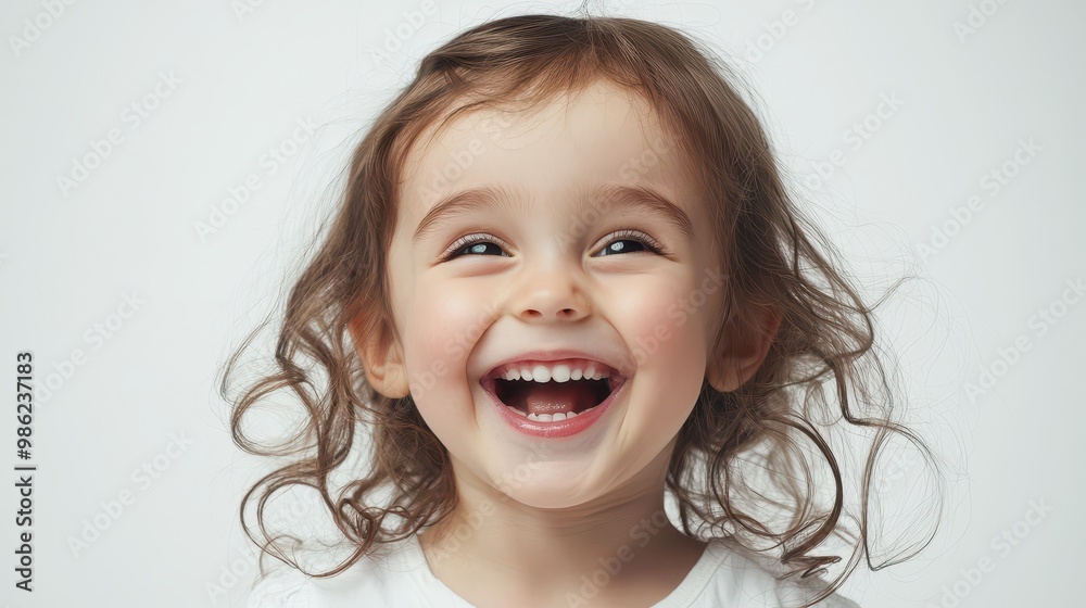 A child's face, pure joy and laughter, eyes sparkling. Rich composition, 8k high resolution image, white background. Shot with Canon EOS-1D. A child's face, pure joy and laughter, eyes sparkling. Rich composition, 8k high resolution image, white background. Shot with Canon EOS-1D.