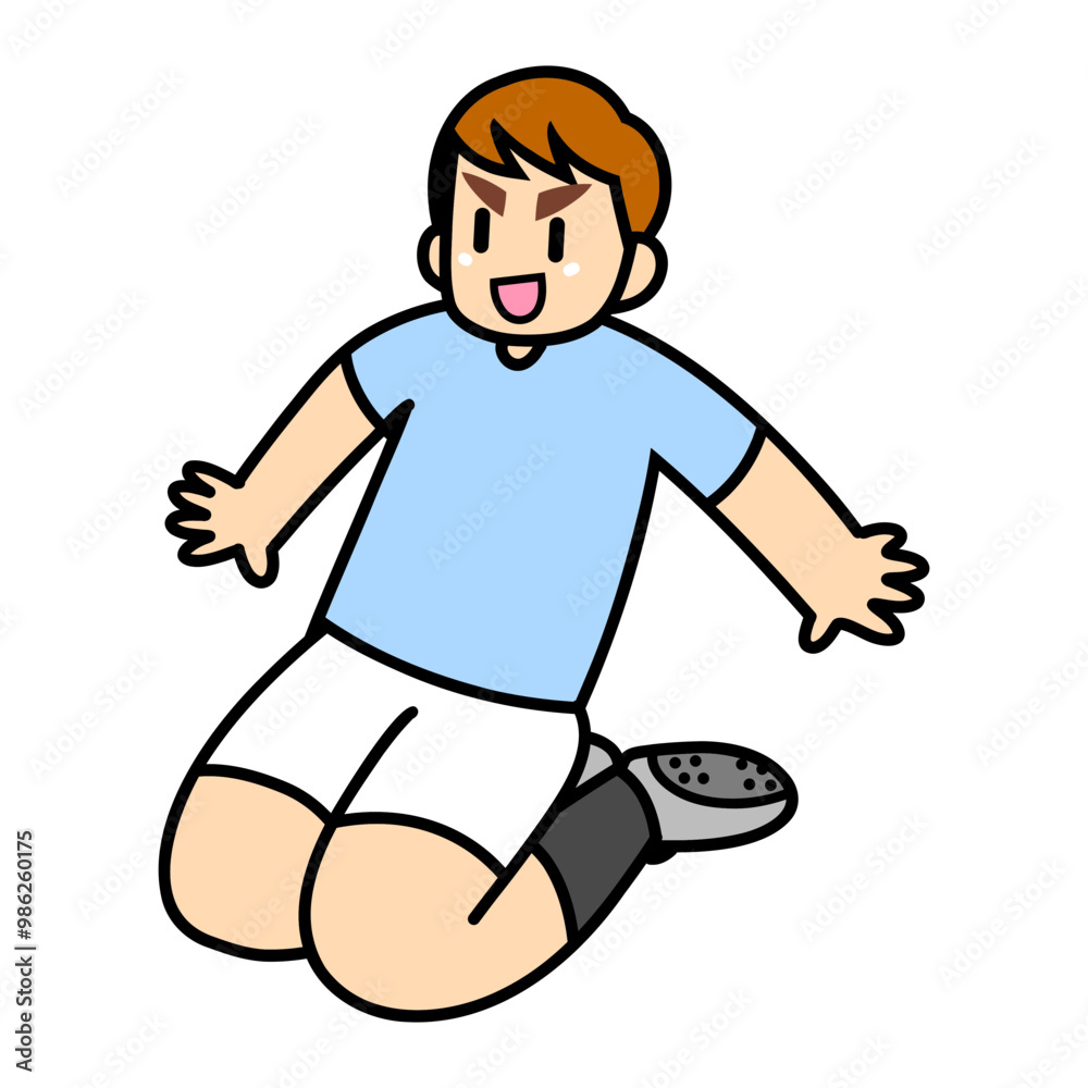 Football Soccer Player Celebration Football Soccer Player Celebration