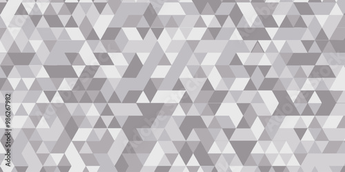 Polygonal Mosaic Background. grey and white abstract mosaic seamless pattern. Vector crack background. Endless texture. Gray Geometric Retro tiles pattern Fabric vintage print, vector illustration.	
