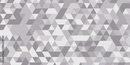 Polygonal Mosaic Background. grey and white abstract mosaic seamless pattern. Vector crack background. Endless texture. Gray Geometric Retro tiles pattern Fabric vintage print, vector illustration.	
