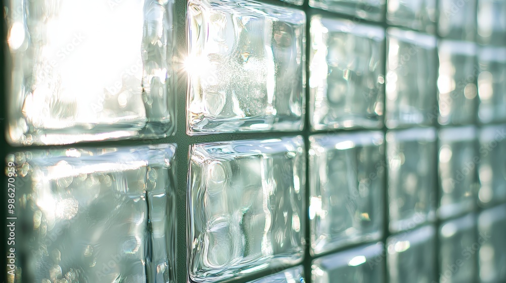 Sunlight through glass blocks Sunlight through glass blocks