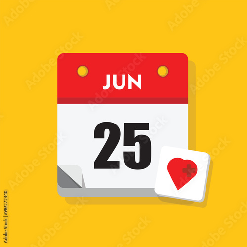 calender icon, 25555555555555555555555555555555555555555555555555555555555555555555555555555555555555 june icon with yellow background