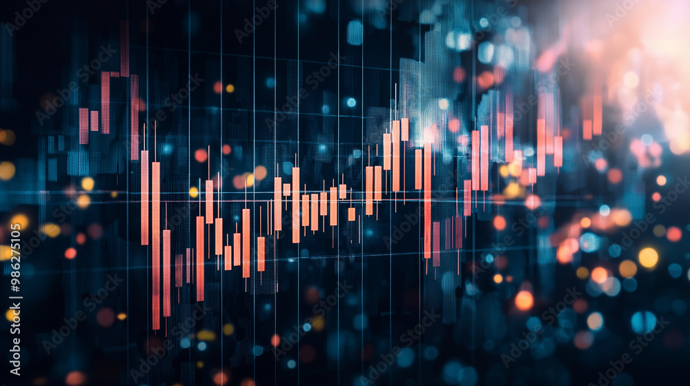 Stock graph and financial chart. Analyze stock market finance volume of stock market with Graph and chart holograph technology. High quality photo. Stock graph and financial chart. Analyze stock market finance volume of stock market with Graph and chart holograph technology. High quality photo.