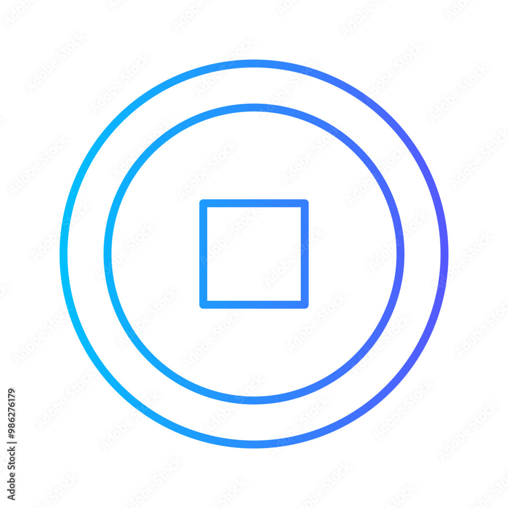 coin gradient icon