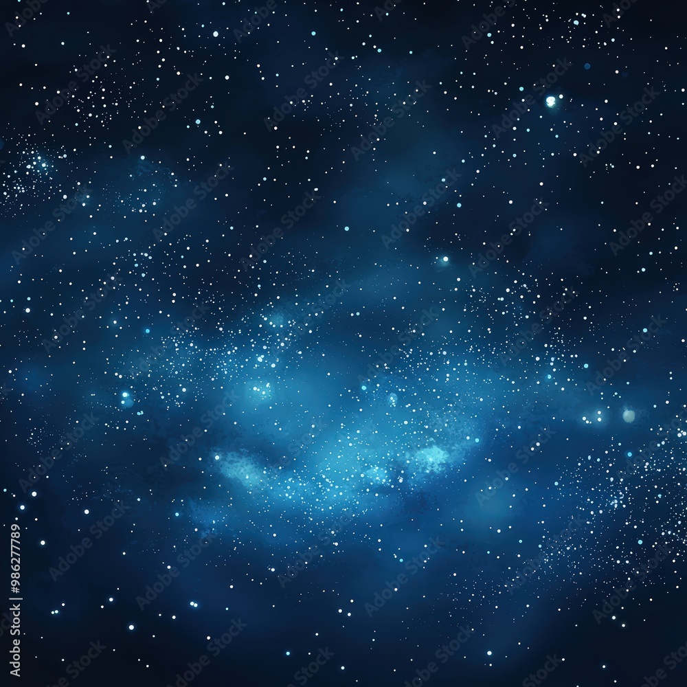 Naklejka premium Sparkling night sky