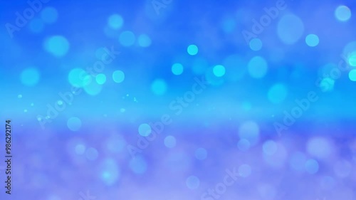 冬の夜に舞う雪片と粒子が交差するクリスマスのお祝いを彩る動画。生成AI