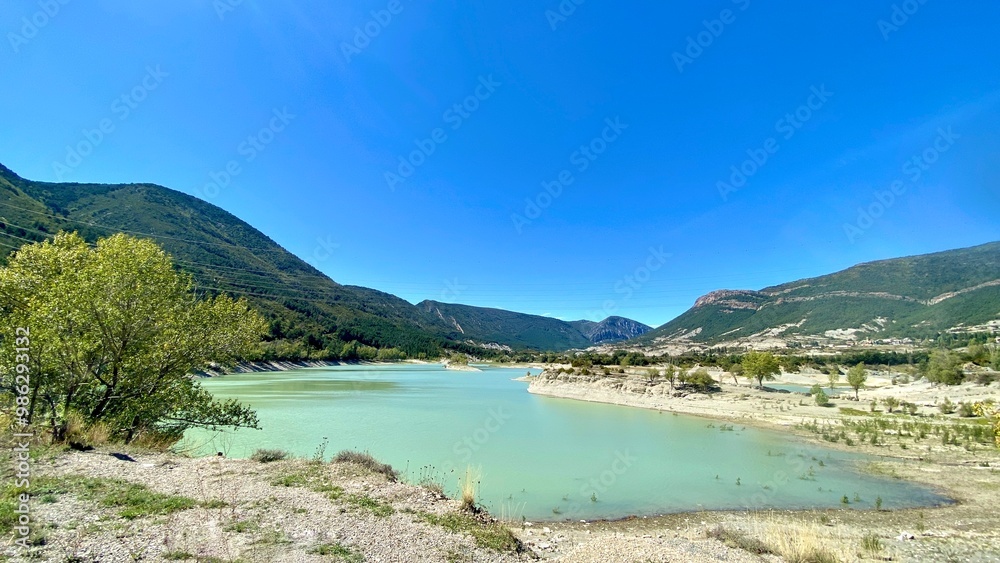Embalse de Arguis: A Scenic Reservoir on the Isuela River in Huesca, Spain
