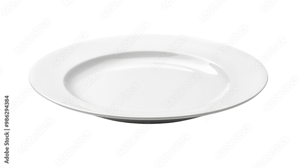 Simple plate isolated on white, sharp and clean design Simple plate isolated on white, sharp and clean design