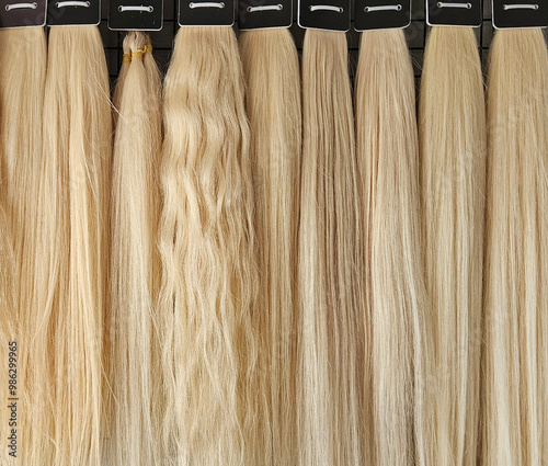 real blonde hair types for hair extensions and wig, toupee