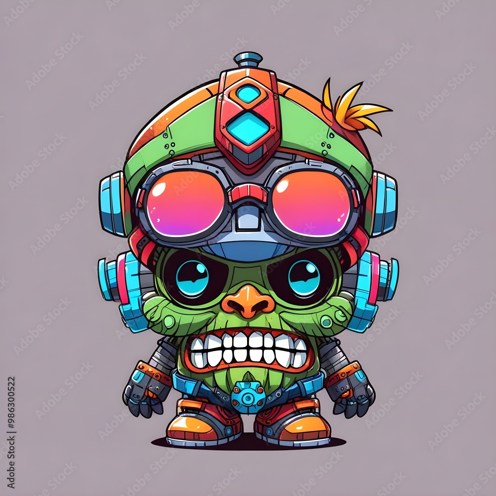 Cyberpunk Monster Character Cyberpunk Monster Character