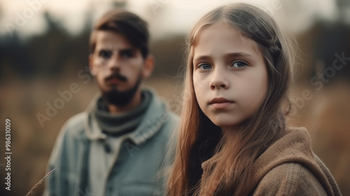 ten years old girl with a 25 years old man