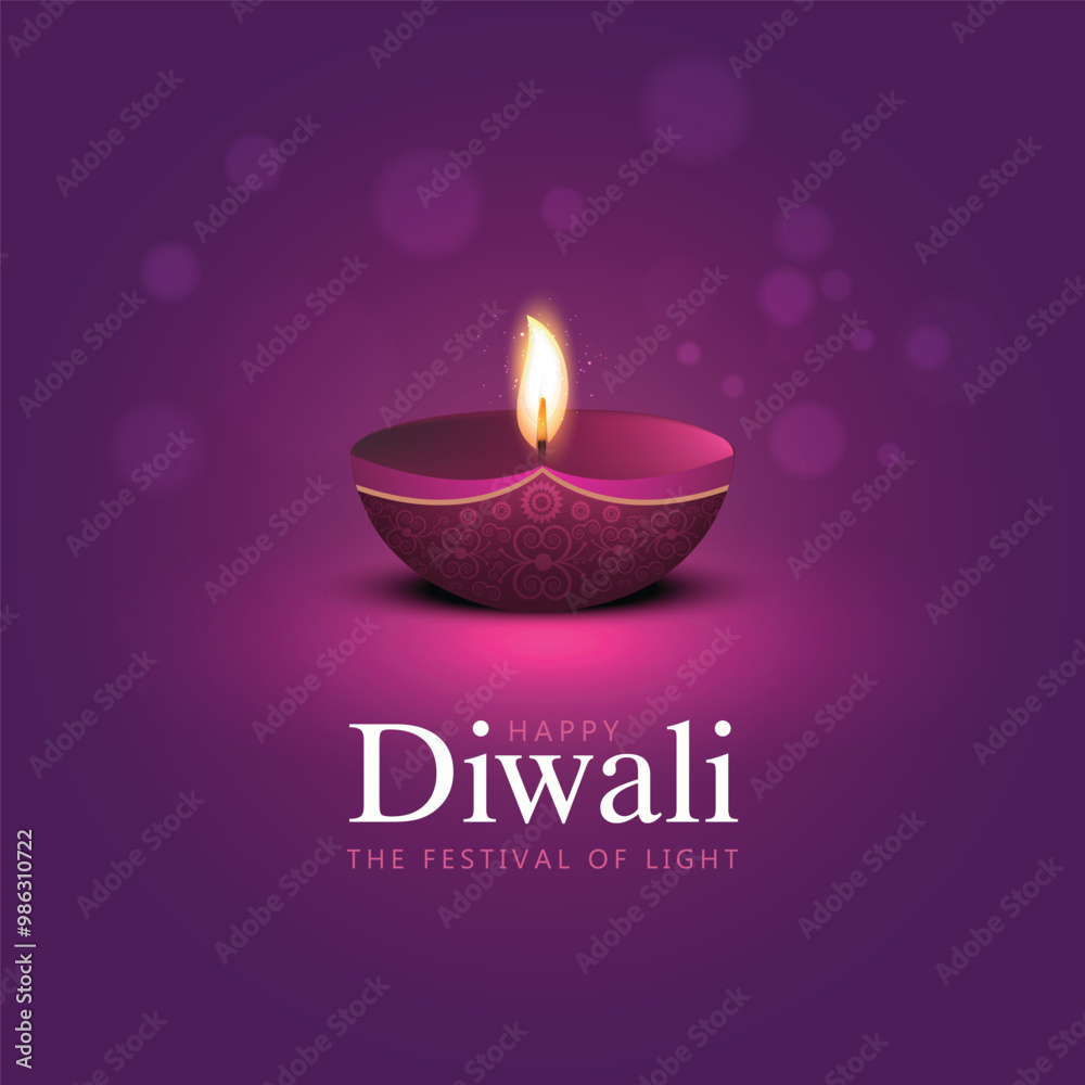 Indian festival Happy Diwali with Diwali Diya, holiday Background, Diwali celebration greeting card. abstract vector illustration design Indian festival Happy Diwali with Diwali Diya, holiday Background, Diwali celebration greeting card. abstract vector illustration design