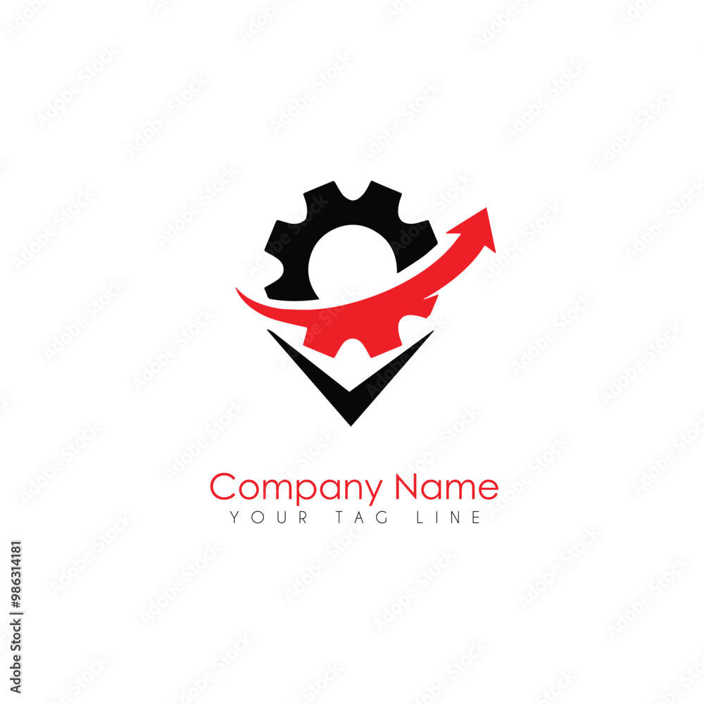Fototapeta premium Gear Logo designs Template Vector, Mechanic logo symbol vector