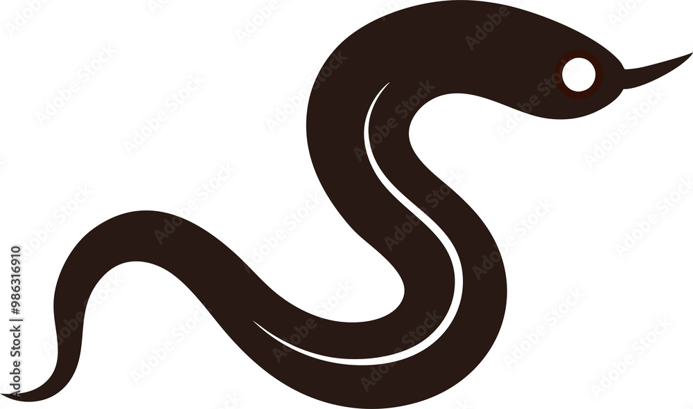 Earthworm silhouette vector .This is an editable and printable vector eps file . Earthworm silhouette vector .This is an editable and printable vector eps file .