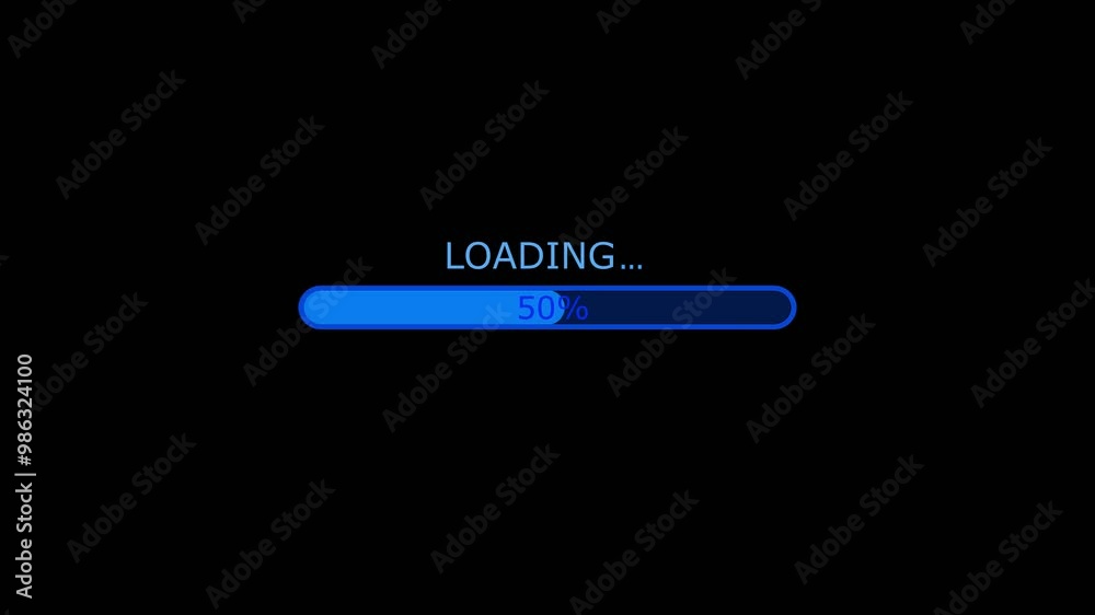 Loading bar fills up slowly, indicating done on screen task, digital loading bar signals ongoing process, nearly reaching completion, Loading bar fills up slowly, indicating done on screen task, digital loading bar signals ongoing process, nearly reaching completion,