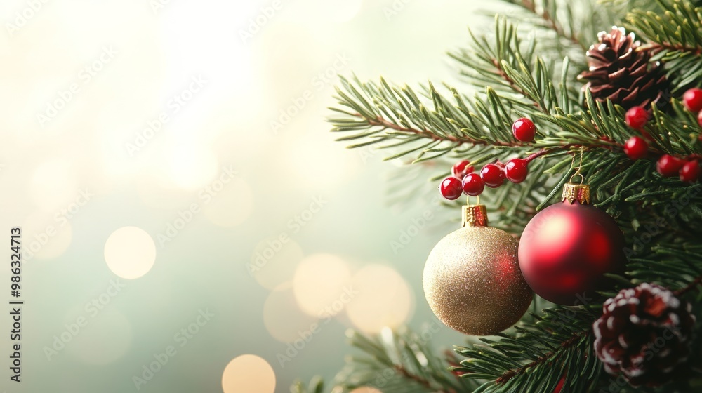 Merry Christmas and Happy New Year Holiday background. Xmas banner and web poster. Festive Greeting card Merry Christmas and Happy New Year Holiday background. Xmas banner and web poster. Festive Greeting card