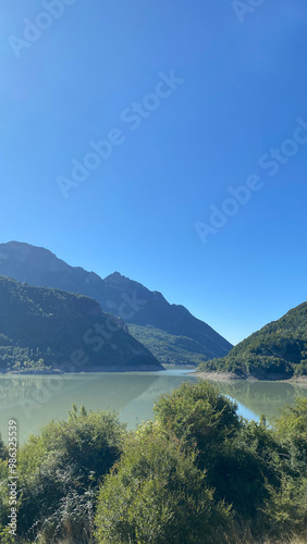 Embalse de Búbal: A Picturesque Reservoir in the Pyrenean Valle de Tena, Huesca photo