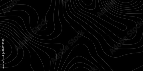 Abstract wave paper curved reliefs background .gradient multicolor wave curve lines banner background design .topographic contours map background .Vector geographic contour map.	