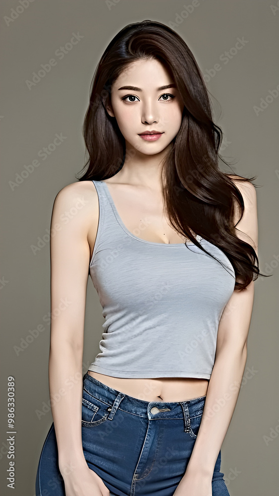 Beautiful body of Asian woman, close up portrait. Beautiful body of Asian woman, close up portrait.