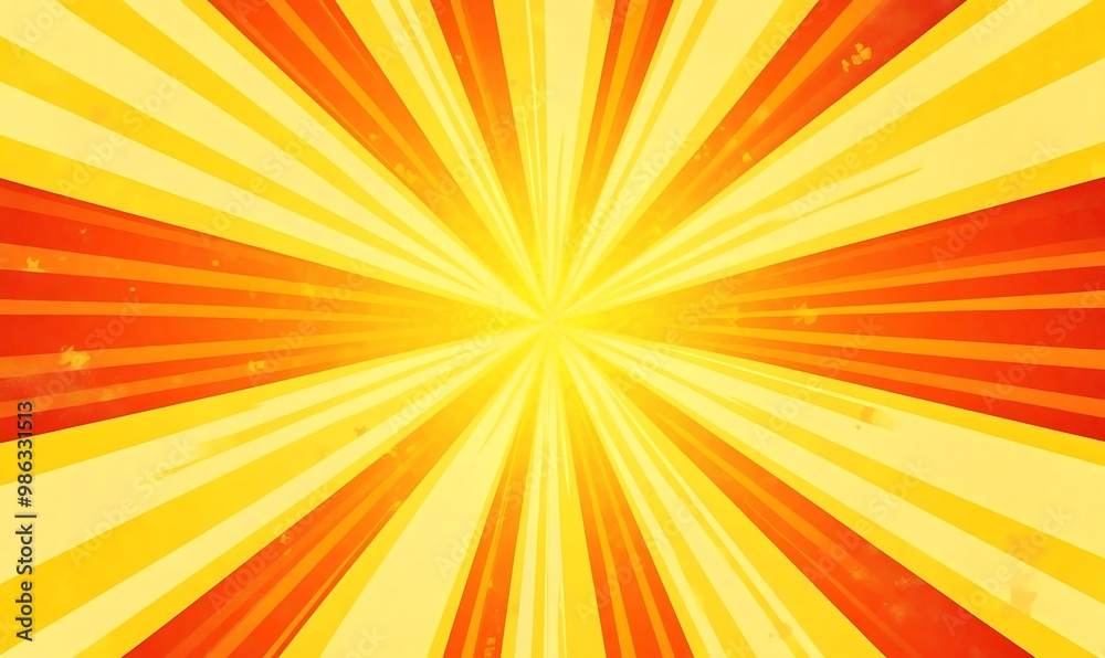 Vibrant red and yellow sunburst pattern creating a dynamic and eye-catching background.
Vibrant red and yellow sunburst pattern creating a dynamic and eye-catching background.