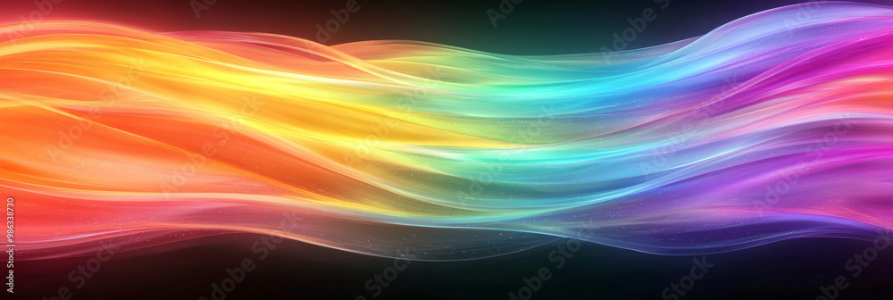 Vibrant, colorful abstract waves. Vibrant, colorful abstract waves.