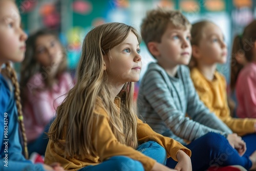 Attentive Children in Classroom