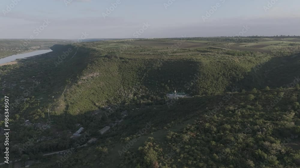 Saharna monastery from Rezina, Republic of Moldova