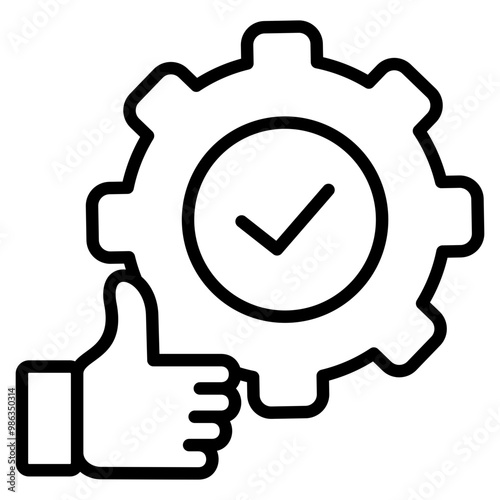 Reliability  Icon Element For Design