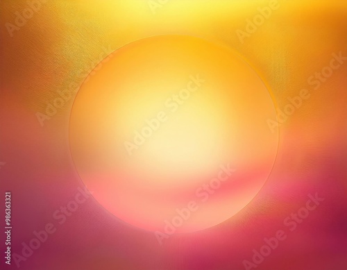 Bright yellow and pink gradient with a glowing center