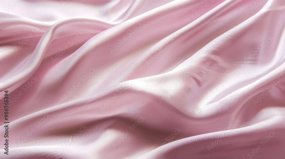 Obraz premium Pink Silk Fabric Texture