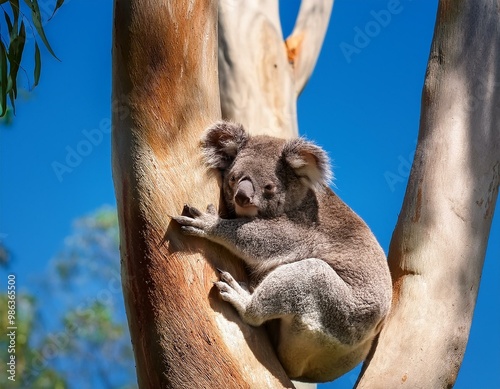 koala in tree