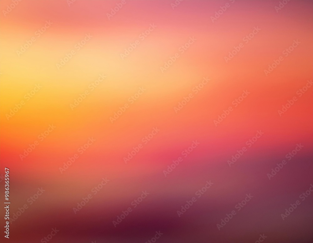 Obraz premium Warm orange and pink gradient blend
