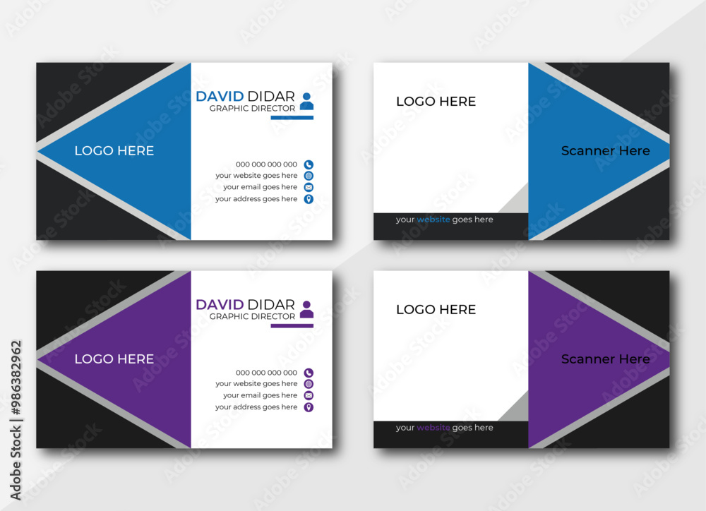 Creative and Clean Business Card Template Creative and Clean Business Card Template