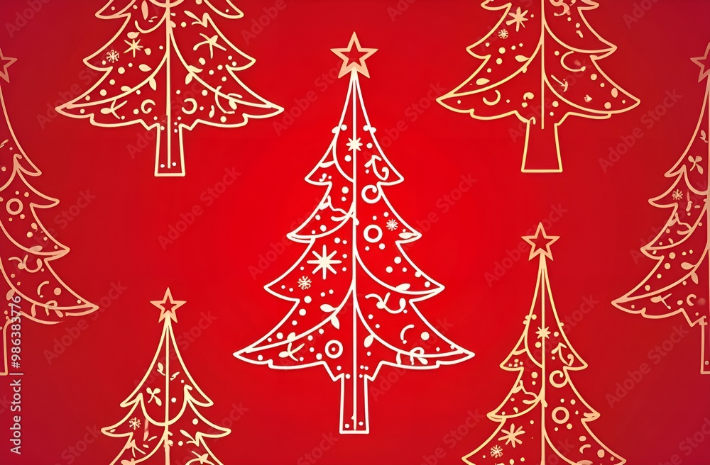 Seamless pattern with trees Christmas background, textile and paper pattern, holiday background, pattern, banner, Christmas decoration, New Year, nice, AI art work Seamless pattern with trees Christmas background, textile and paper pattern, holiday background, pattern, banner, Christmas decoration, New Year, nice, AI art work
