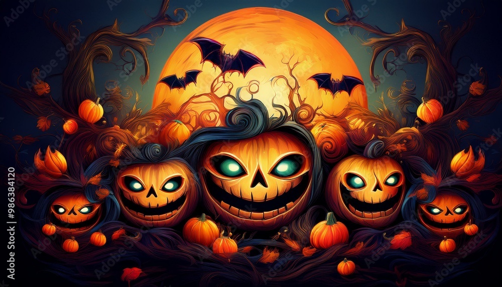Halloween day eyes of Jack O' Lanterns trick or treating Samhain All Hallows' Eve All Saints' Eve All hallowe'en spooky Horror Ghost Demon background October 31 Halloween day eyes of Jack O' Lanterns trick or treating Samhain All Hallows' Eve All Saints' Eve All hallowe'en spooky Horror Ghost Demon background October 31