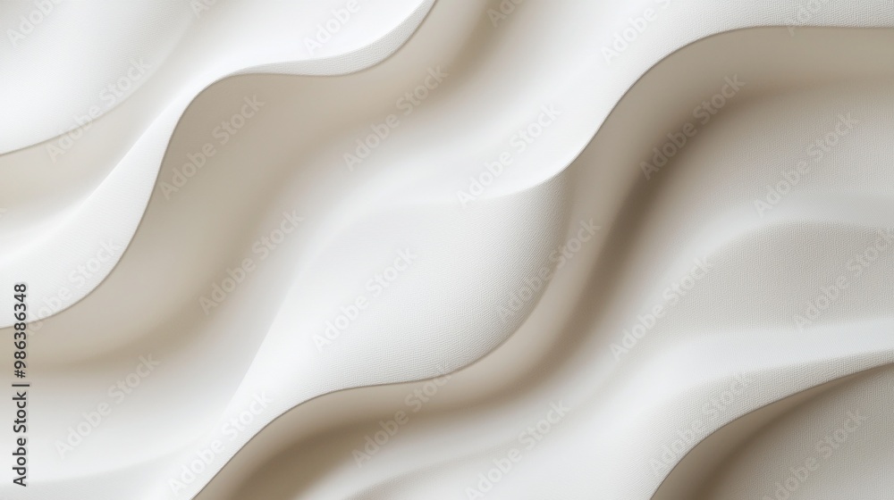 Elegant and minimalist image of abstract paper folds creating smooth lines on a white background, perfect for various projects like invitations or banners, exuding creativity and luxury Elegant and minimalist image of abstract paper folds creating smooth lines on a white background, perfect for various projects like invitations or banners, exuding creativity and luxury