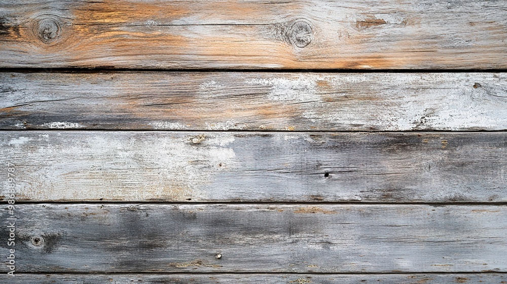 Weathered wooden background with aged textures and a vintage feel Weathered wooden background with aged textures and a vintage feel