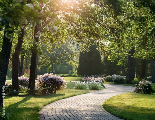 Summer day in the park