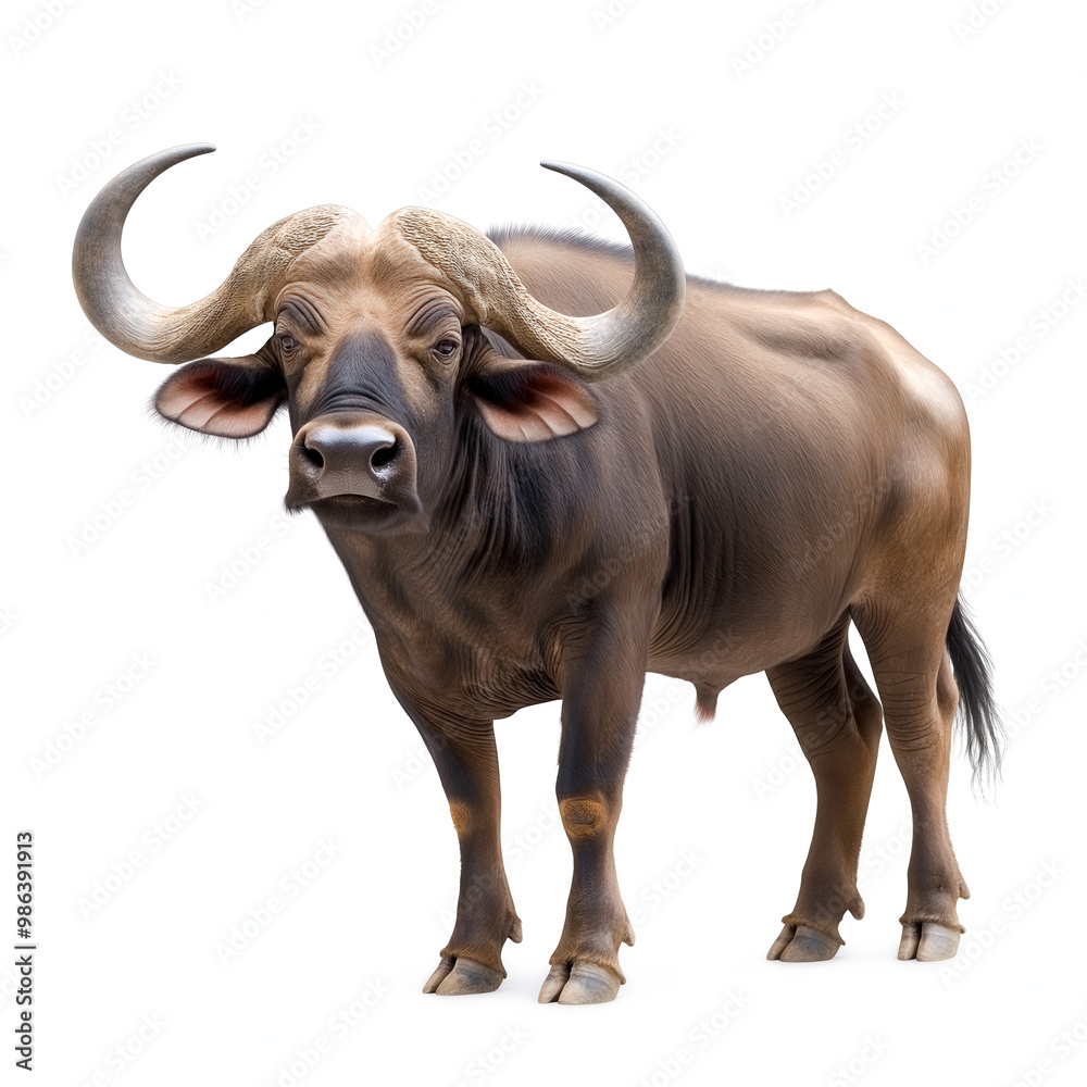 African Buffalo Isolated African Buffalo Isolated
