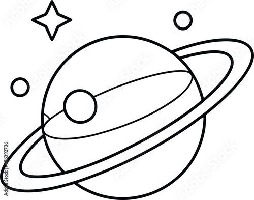 Vibrant Solar System Vector Illustration for Cosmic Enthusiasts
