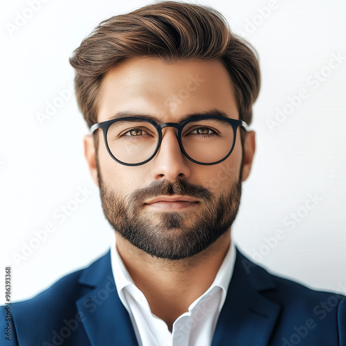 Businessman Headshot Isolated