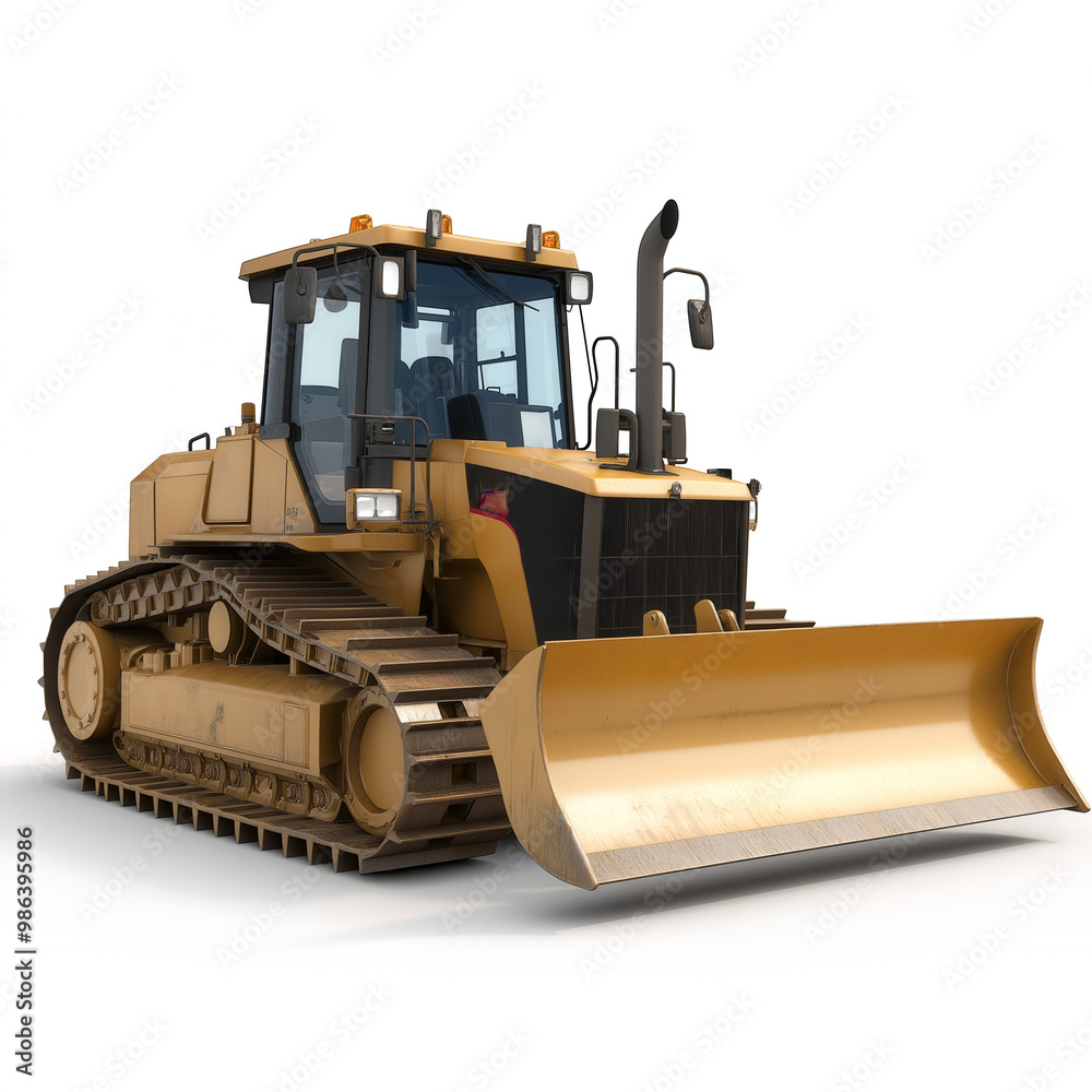 Dozer Isolated Dozer Isolated
