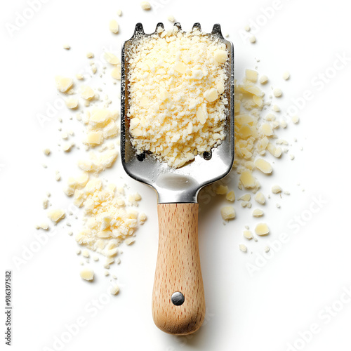 Grated Parmesan Cheese Isol...