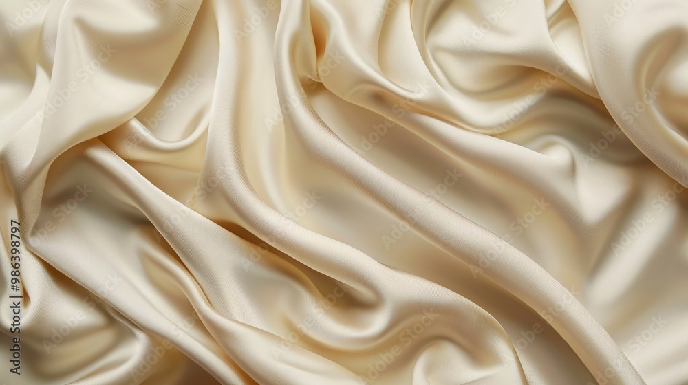 Obraz premium Cream fabric background