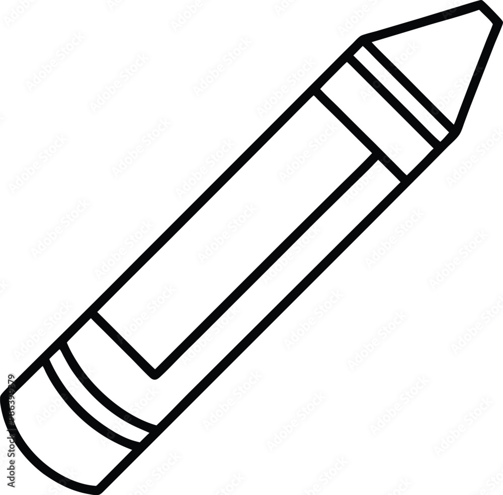 Artistic Crayon Icon Vector Design for Imaginative Uses
Artistic Crayon Icon Vector Design for Imaginative Uses