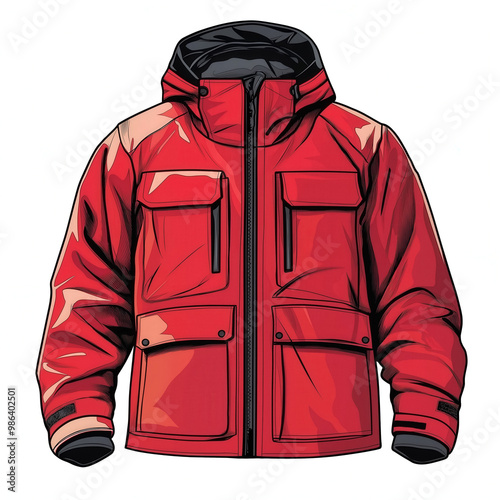 Ski Jacket Isolated