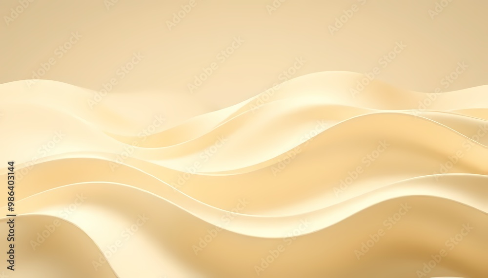 Obraz premium abstract golden wavy background