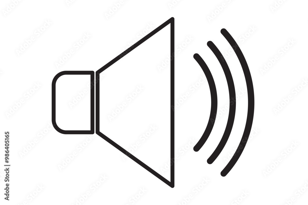 Speaker icon set illustration. volume sign and symbol. loudspeaker icon design eps 10 Speaker icon set illustration. volume sign and symbol. loudspeaker icon design eps 10