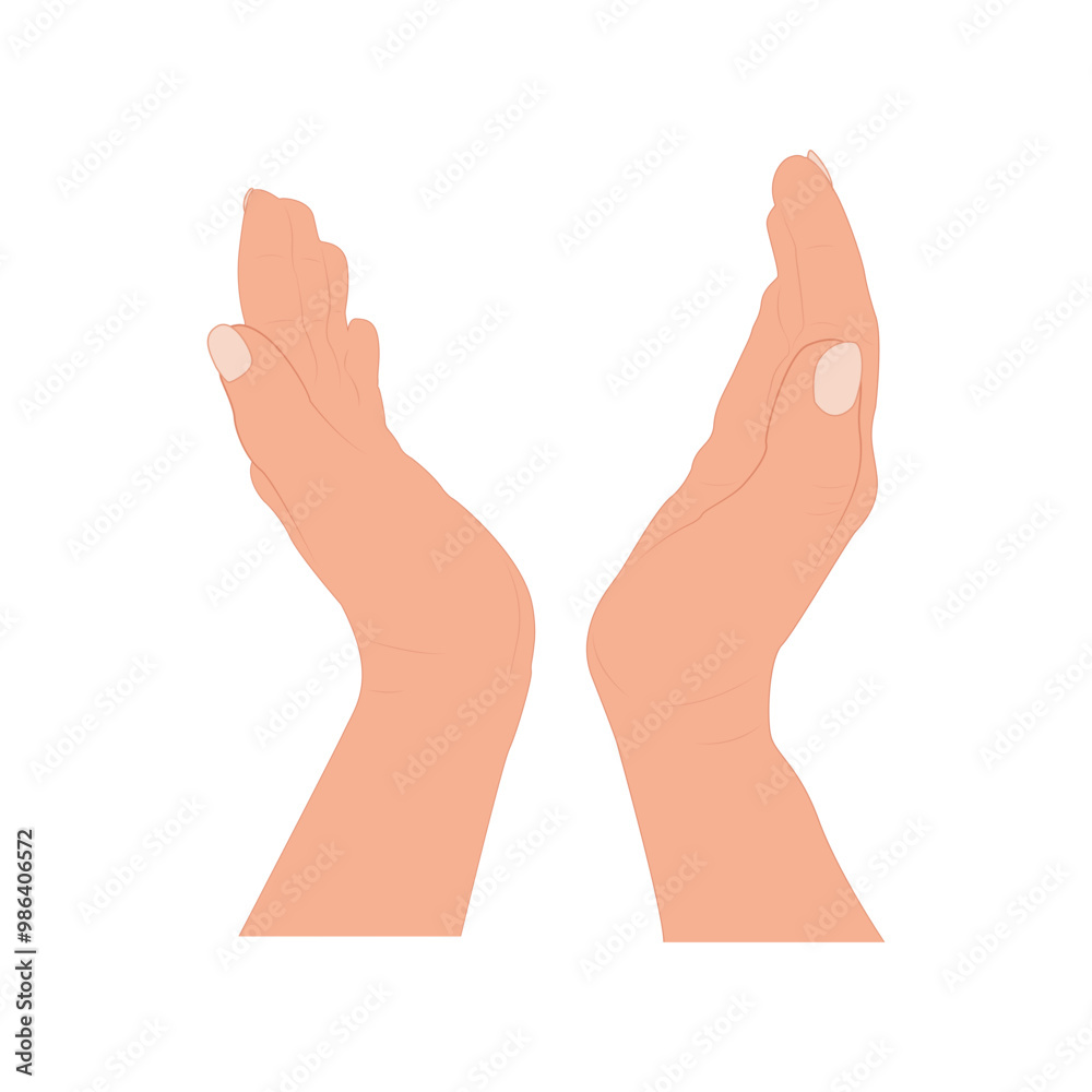 Hands in prayer. Symbol openness heart and desire for spiritual connection. Hope for divine guidance or support. Expression gratitude. Conversation with God. Hands in prayer. Symbol openness heart and desire for spiritual connection. Hope for divine guidance or support. Expression gratitude. Conversation with God.