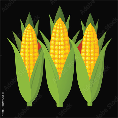 orn hand drawn vector illustration set. Isolated Vegetable engraved style object